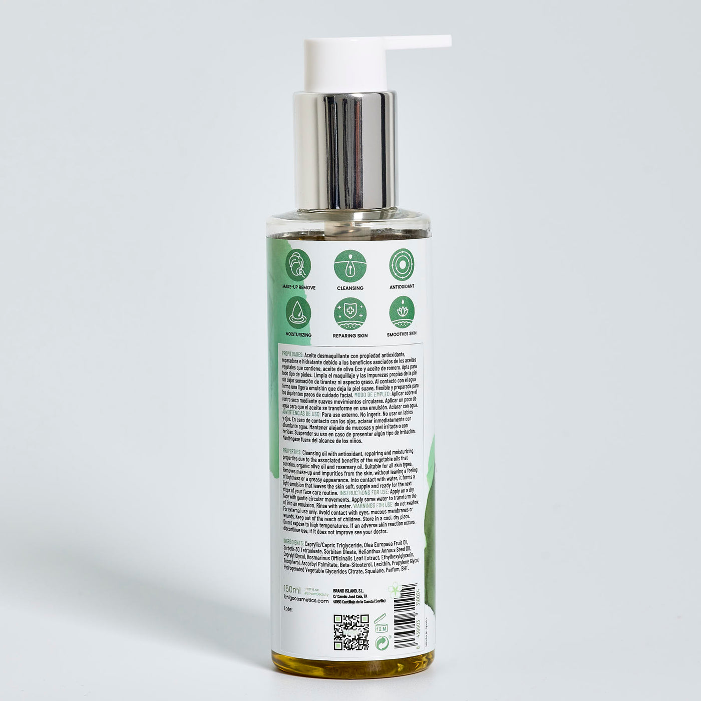 ICHIGO Organic Cleanser · Aceite desmaquillante