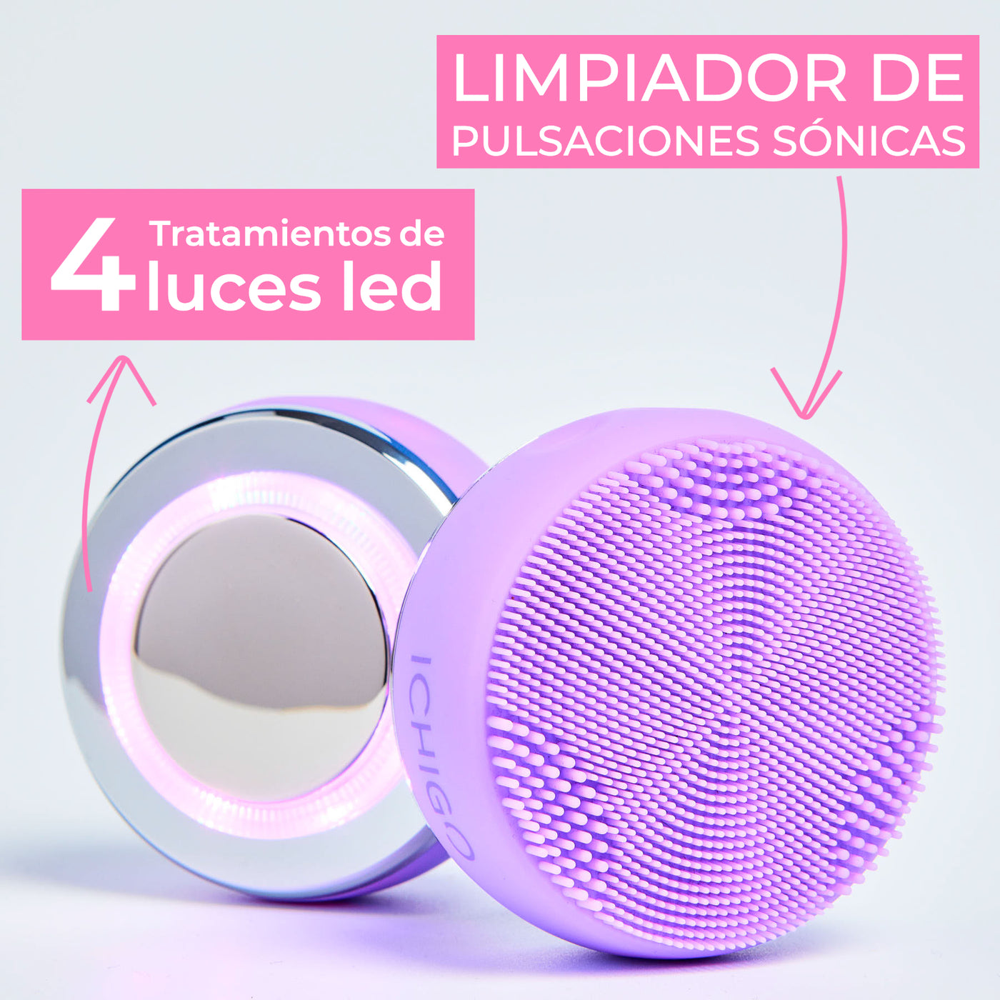 ICHIGO Perfect Glow · Cepillo limpiador facial 5 en 1