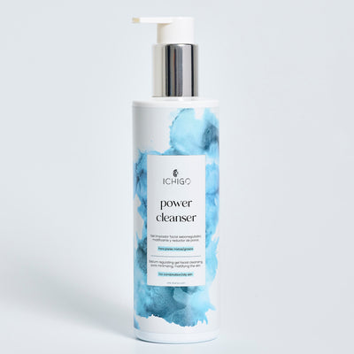 ICHIGO Power Cleanser · Gel de limpeza facial para peles mistas e oleosas